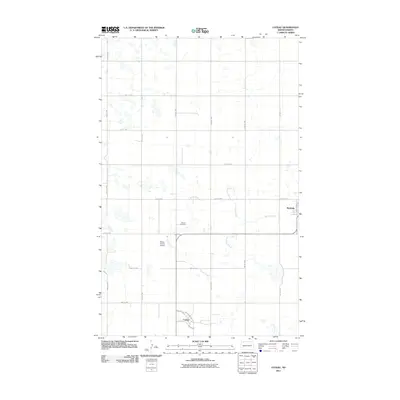 2011 Map of Coteau, 2011 Print