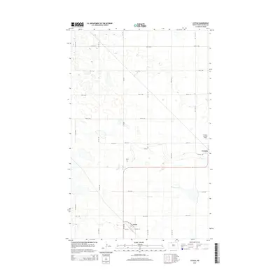 2014 Map of Coteau, 2014 Print