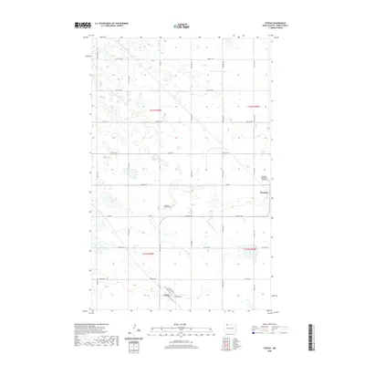 2020 Map of Coteau, 2020 Print