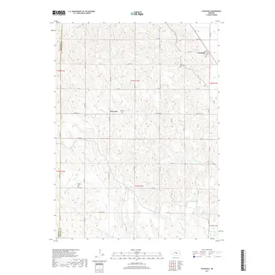 2017 Map of Cotesfield, 2017 Print