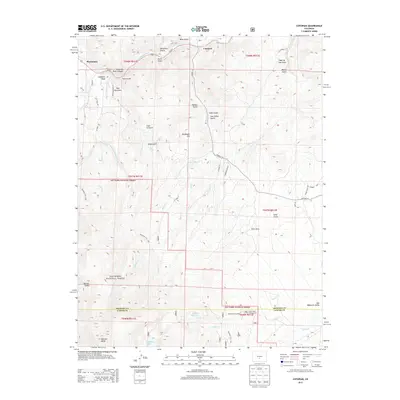 2013 Map of Cotopaxi, 2013 Print