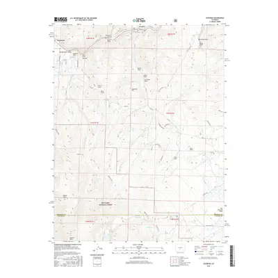 2016 Map of Cotopaxi, 2016 Print