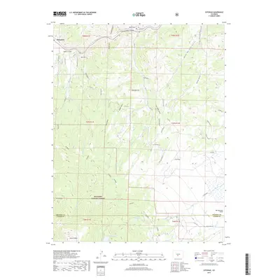 2019 Map of Cotopaxi, 2019 Print
