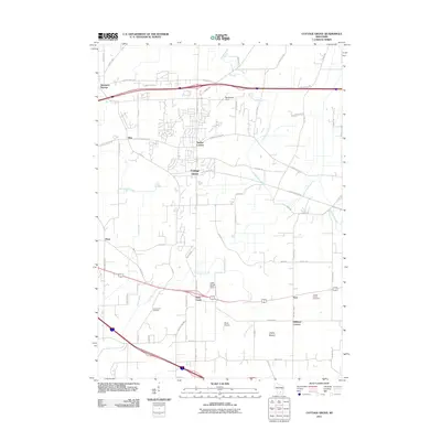 2011 Map of Cottage Grove, 2011 Print