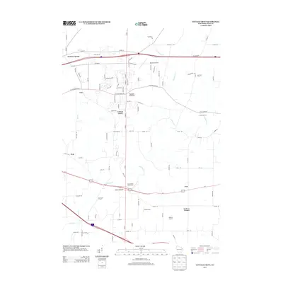 2013 Map of Cottage Grove, 2013 Print