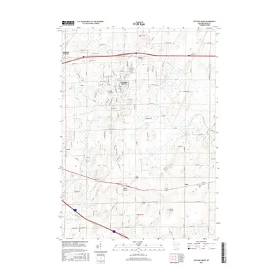 2016 Map of Cottage Grove, 2016 Print