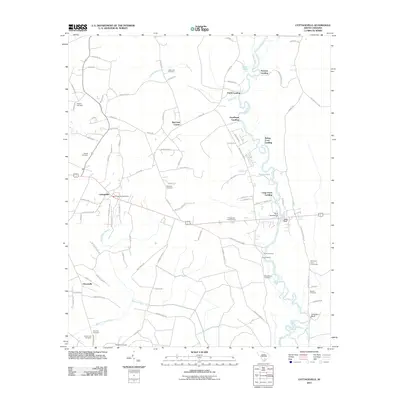 2011 Map of Cottageville, 2011 Print