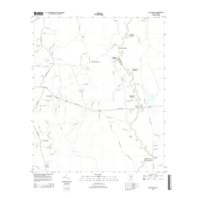 2014 Map of Cottageville, 2014 Print
