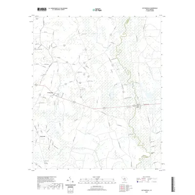 2020 Map of Cottageville, 2020 Print