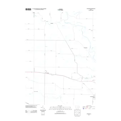 2013 Map of Cotter, 2013 Print
