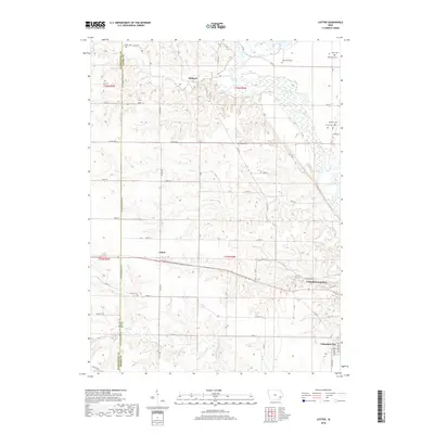 2018 Map of Cotter, 2018 Print