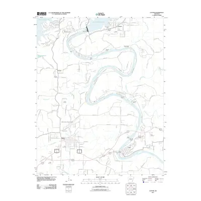 2011 Map of Cotter, 2011 Print