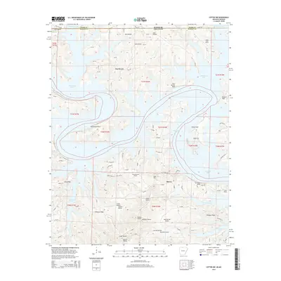 2014 Map of Cotter NW, 2014 Print