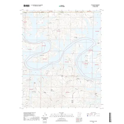 2020 Map of Cotter NW, 2020 Print