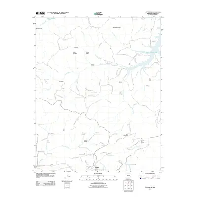 2011 Map of Cotter SW, 2011 Print