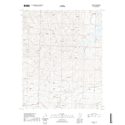 2020 Map of Cotter SW, 2020 Print
