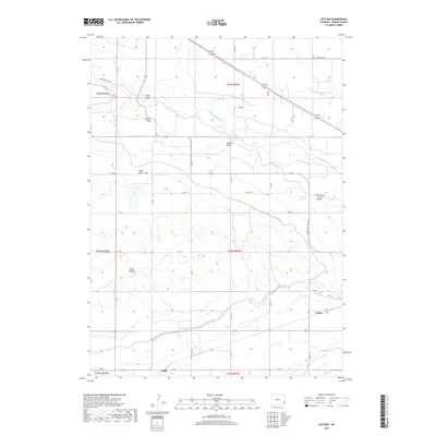 2017 Map of Cottier, 2017 Print