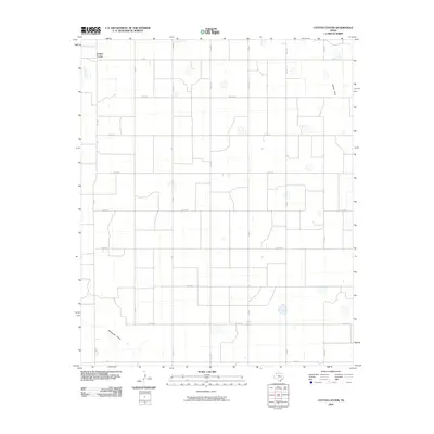 2010 Map of Cotton Center, 2010 Print