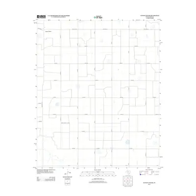 2012 Map of Cotton Center, 2012 Print