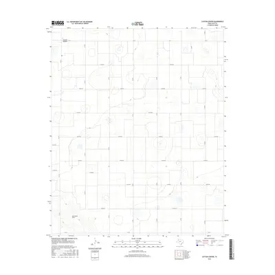 2016 Map of Cotton Center, 2016 Print