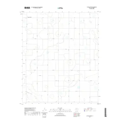 2019 Map of Cotton Center, 2019 Print