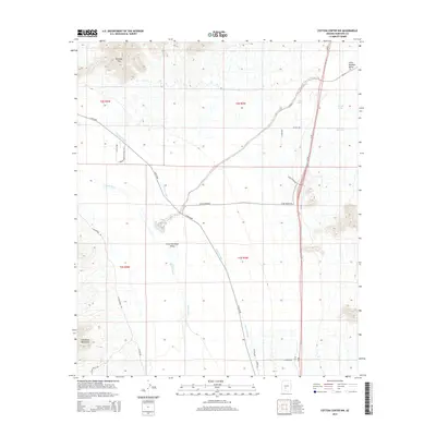 2014 Map of Cotton Center NW, 2014 Print