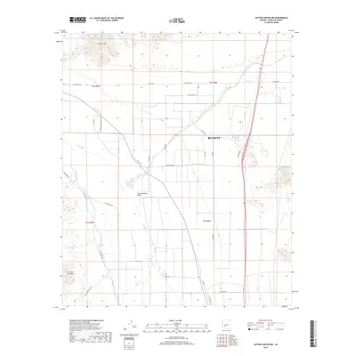 2018 Map of Cotton Center NW, 2018 Print