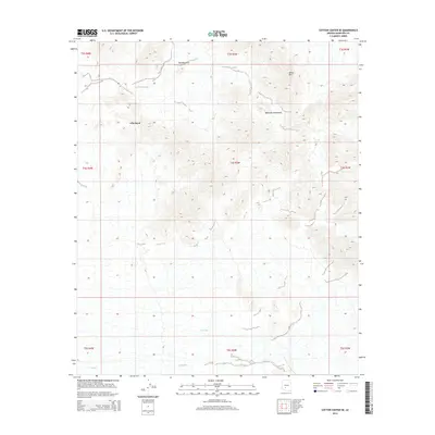 2014 Map of Cotton Center SE, 2014 Print