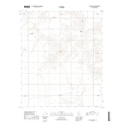 2018 Map of Cotton Center SE, 2018 Print