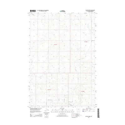 2014 Map of Cotton Creek, 2014 Print
