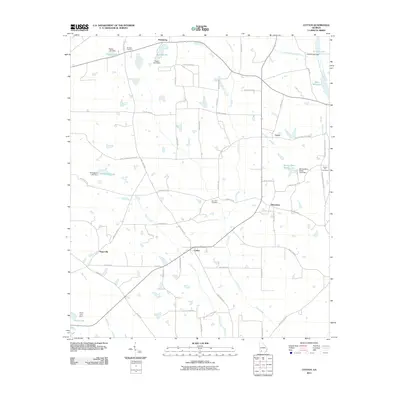2011 Map of Cotton, 2011 Print