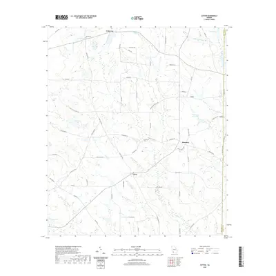 2020 Map of Cotton, 2020 Print