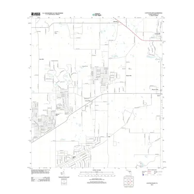 2012 Map of Cotton Plant, 2012 Print