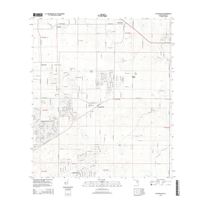 2015 Map of Cotton Plant, 2015 Print