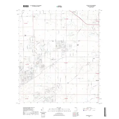 2018 Map of Cotton Plant, 2018 Print
