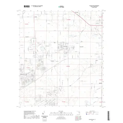 2021 Map of Cotton Plant, 2021 Print