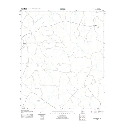 2012 Map of Cotton Plant, 2012 Print