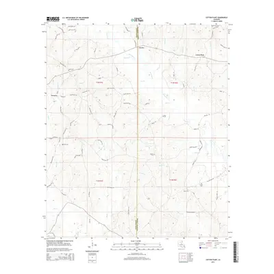 2015 Map of Cotton Plant, 2015 Print