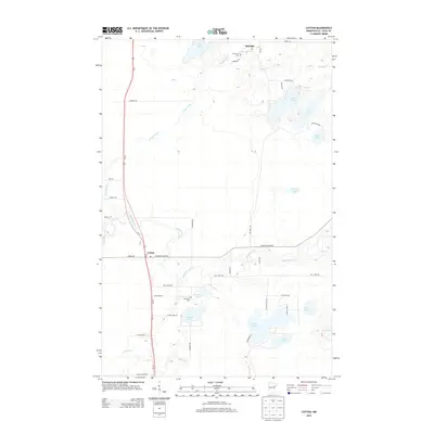 2013 Map of Cotton, 2013 Print