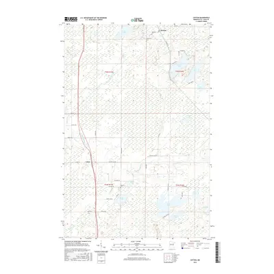 2016 Map of Cotton, 2016 Print