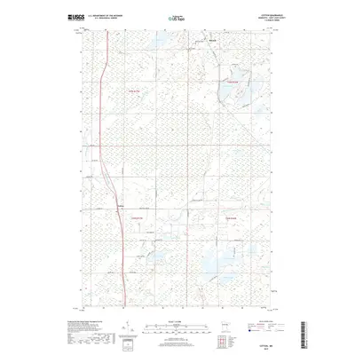 2019 Map of Cotton, 2019 Print
