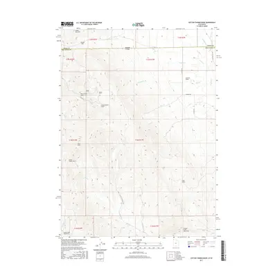 2017 Map of Cotton Thomas Basin, 2017 Print