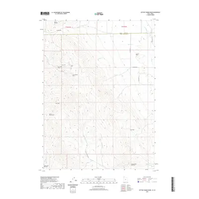 2020 Map of Cotton Thomas Basin, 2020 Print