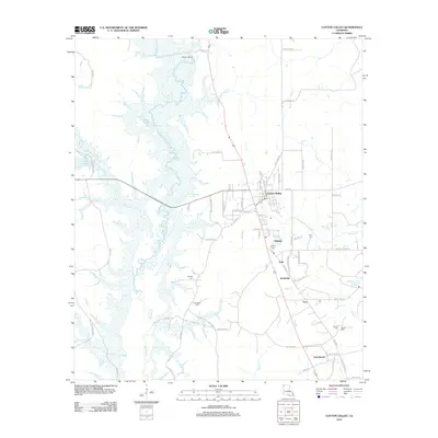 2012 Map of Cotton Valley, 2012 Print