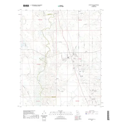 2020 Map of Cotton Valley, 2020 Print