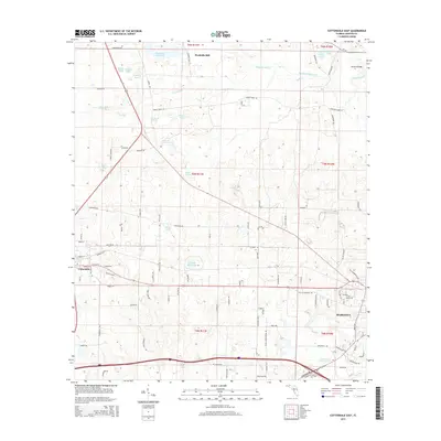 2015 Map of Cottondale East, 2015 Print