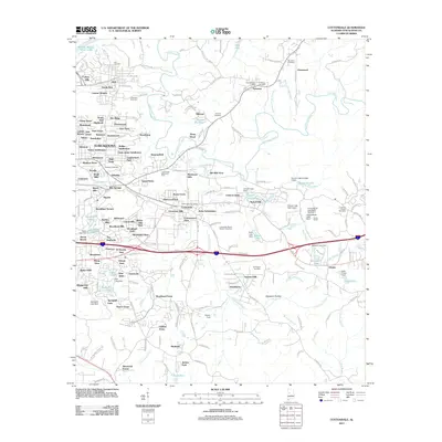 2011 Map of Cottondale, 2011 Print