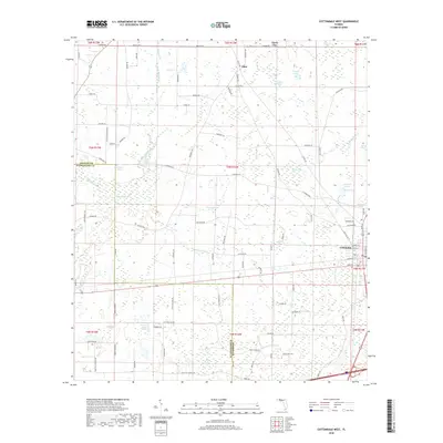 2018 Map of Cottondale West, 2018 Print