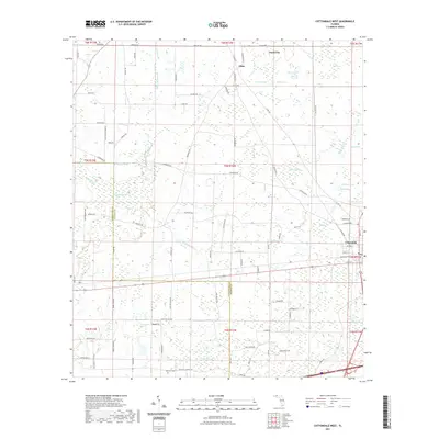 2021 Map of Cottondale West, 2021 Print