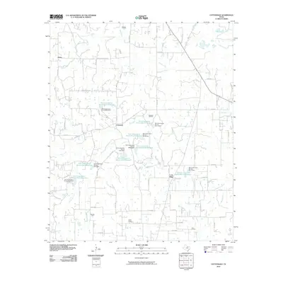 2010 Map of Cottondale, 2010 Print